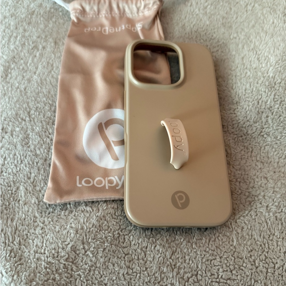 Loopy Case iPhone 16 pro sandstone